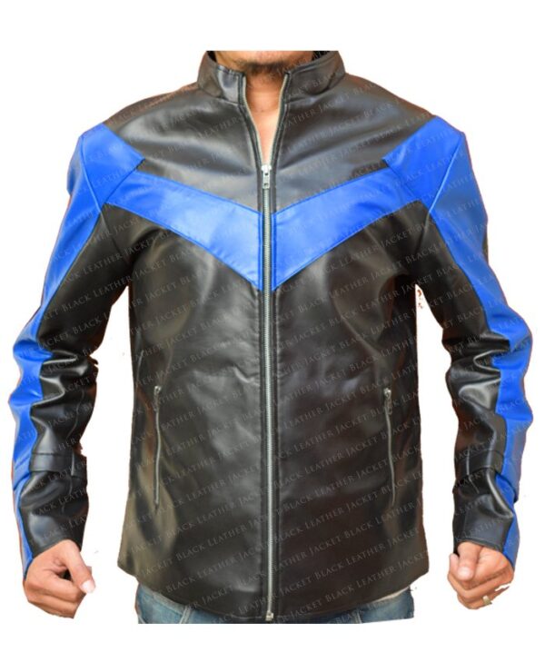 Arkham Knight Nightwing Leather Jacket