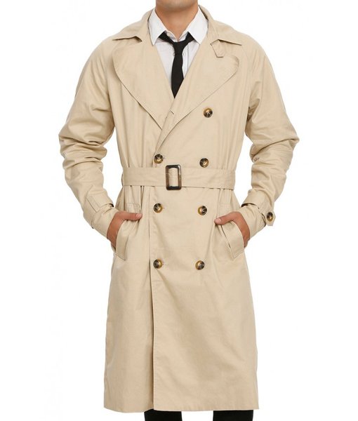 Castiel Supernatural Cotton Light Brown Coat