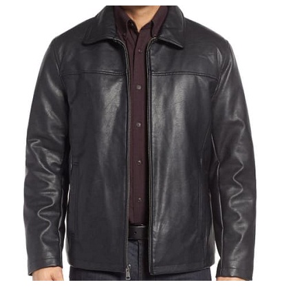 Friends Joey Tribbiani Black Real Leather Jacket