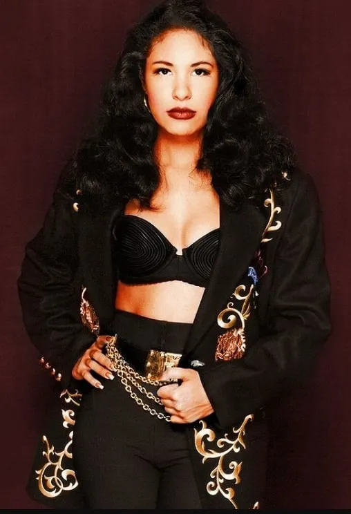 Selena Quintanilla Long Embroidered Coat