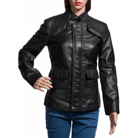 Shailene Woodley Divergent Dauntless Black Jacket