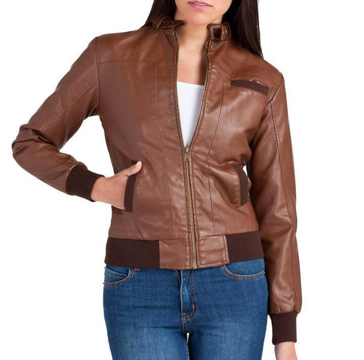 Bendy-Women-Bomber-Leather-Jackets