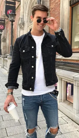 10 Ways I Style a Black Denim Jacket | Outfit Inspiration - YouTube-sgquangbinhtourist.com.vn