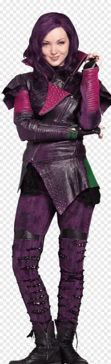 Descendants-Costume-Mal-Purple-Real-Leather-Jacket