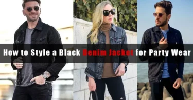 How to Style a Black Denim Jacket for Party Wear