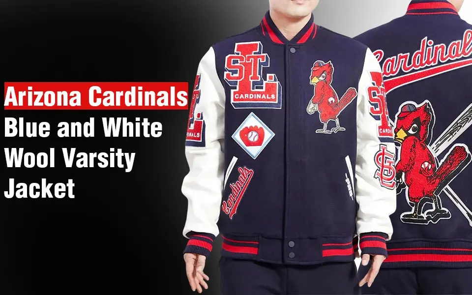 Detroit Lions Defend The Den Navy Blue Varsity Jacket
