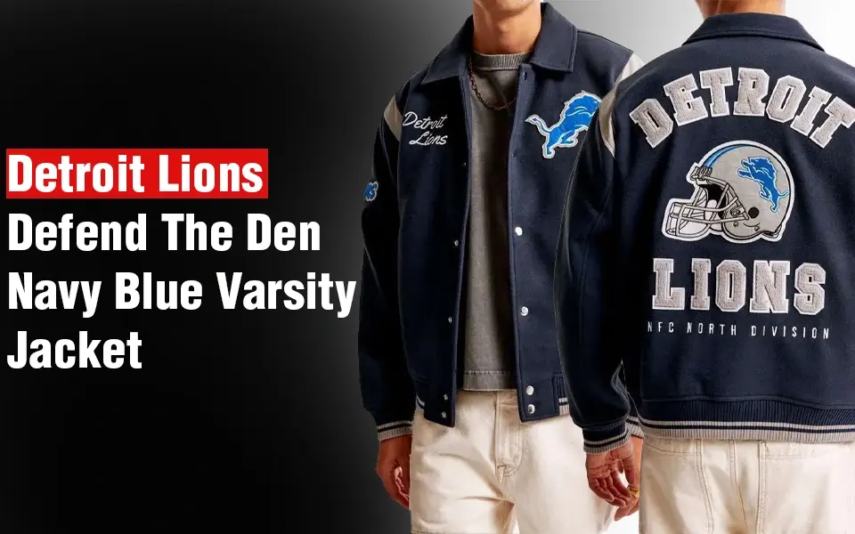 NFL Teams Jacket Detroit Lions 2025 Half-Zip Jacket
