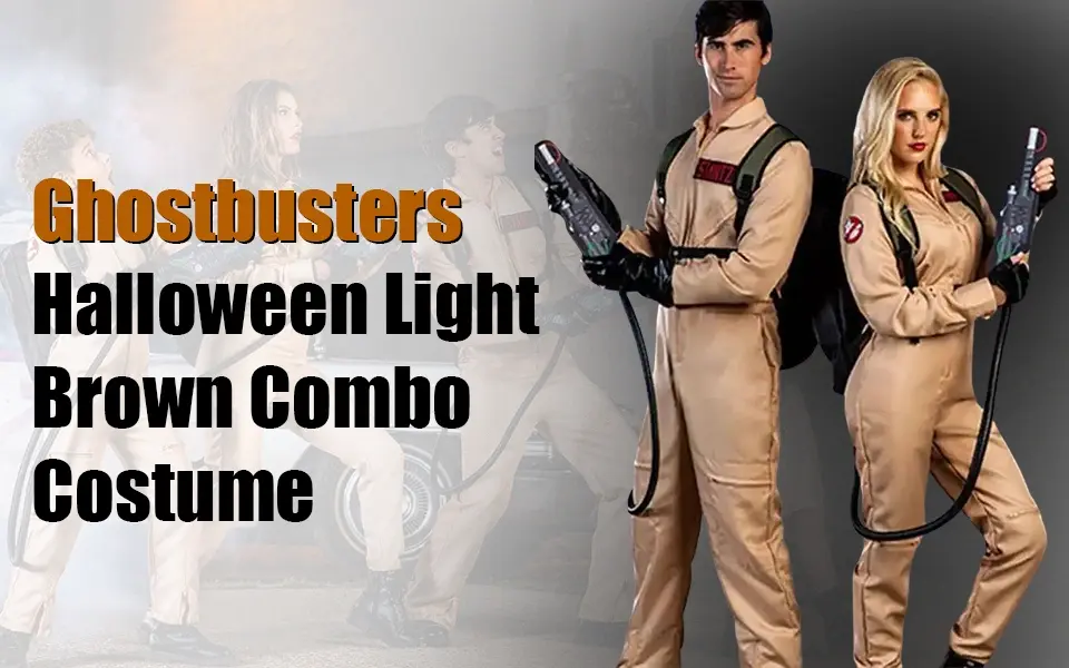 Ghostbusters Halloween Light Brown Combo Costume