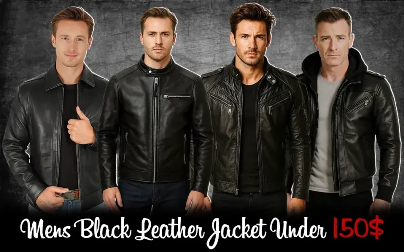 Affordable Collection of Black Leather Jacket Under 150$