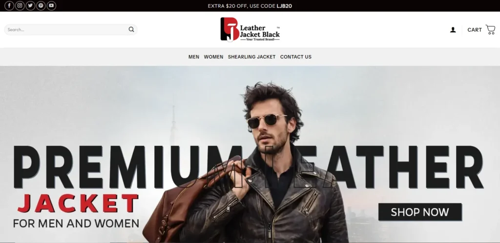 Leather Jacket Black home page image Review