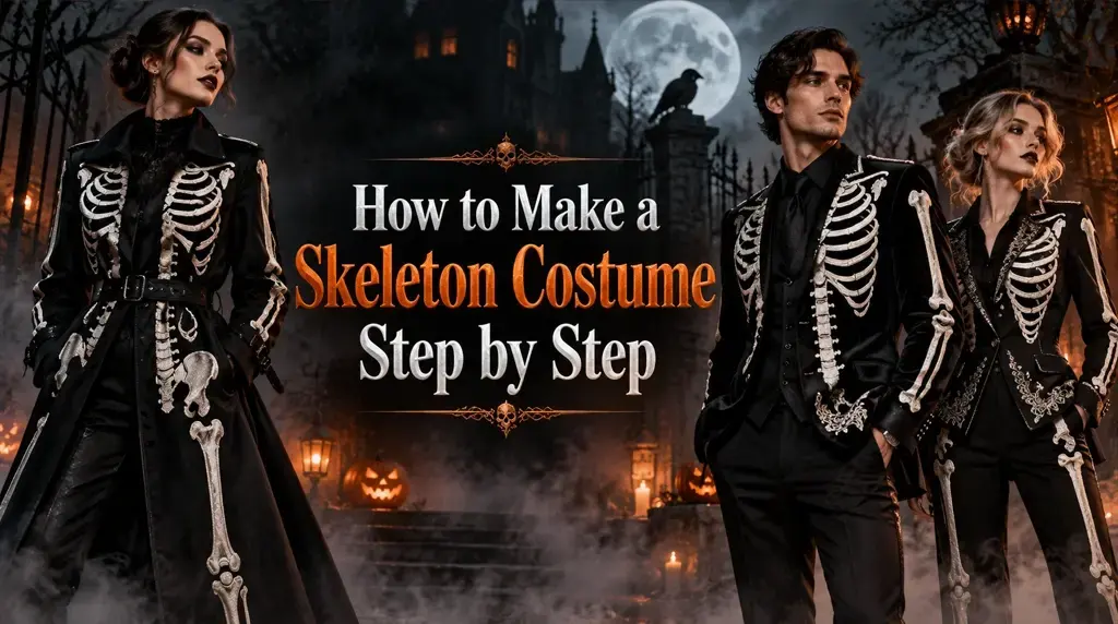 How to Make a Skeleton Costume Step by Step