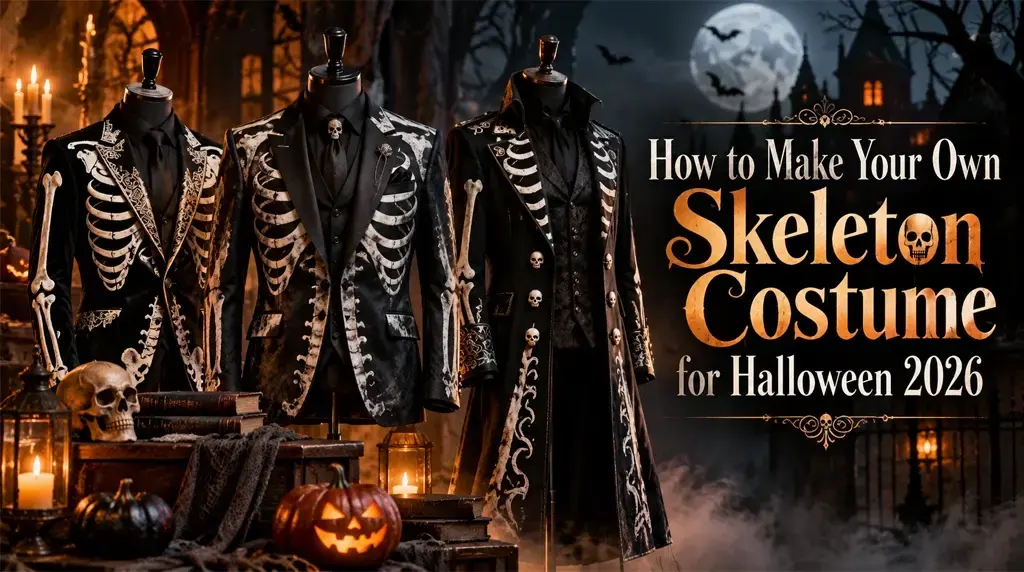 How to Finish Your Skeleton Costume: Makeup, Shoes, and Layers