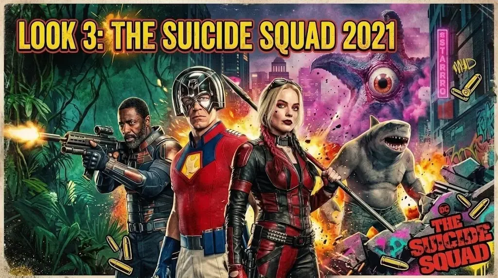 Look 3: Harley Quinn The Suicide Squad Costume (2021)