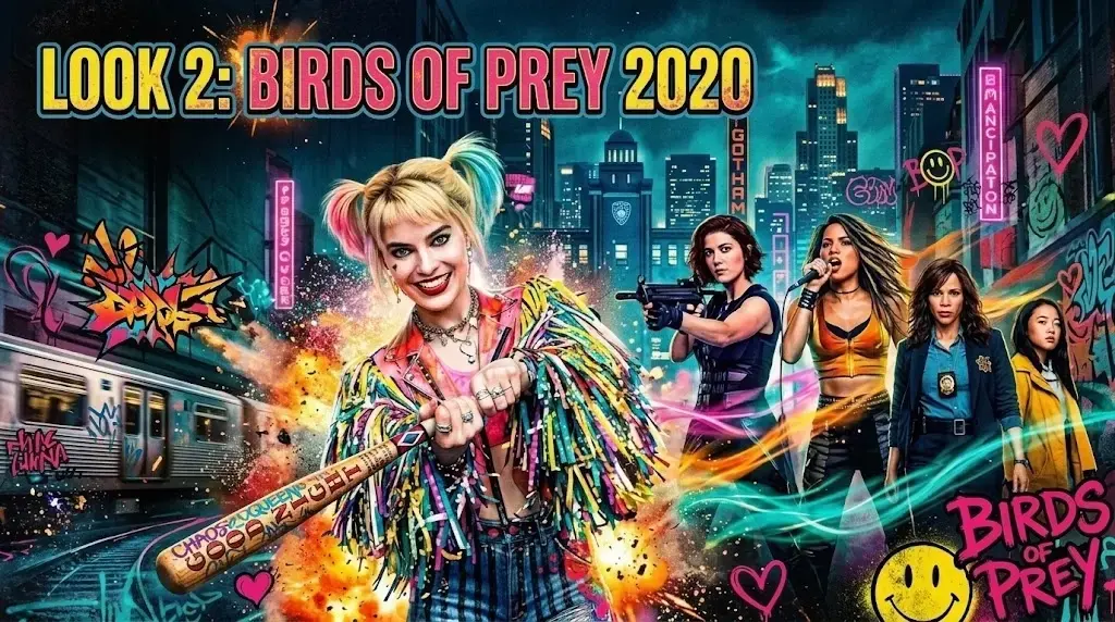Look 2: Birds of Prey Harley Quinn Costume (2020)