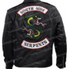 Riverdale Southside Jughead Jones Serpents Leather Jacket Back