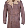 Shearling-Trench-Coat-Men-Black-Leather-Jacket-Collor