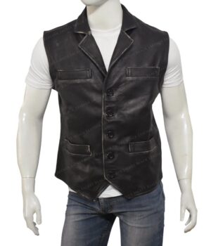 Hell On Wheels Cullen Bohannon Leather Vest