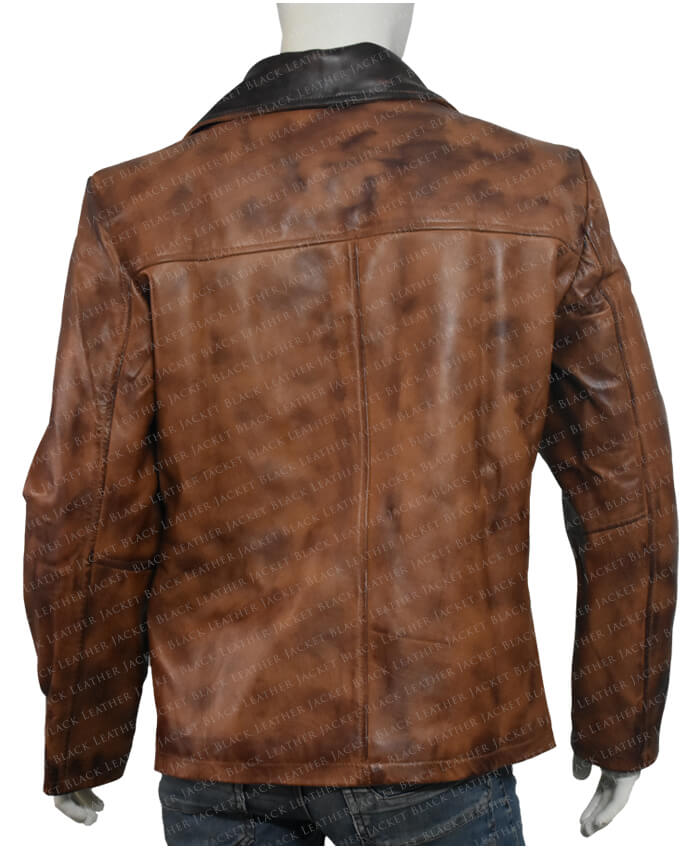 Red Dead Redemption Jacket Men's Red II Dead Arthur Morgan Tan Brown Leather Coat Jacket Tan Brown Coat 