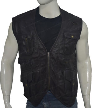 Chris Pratt Fallen Kingdom Brown Vest Front