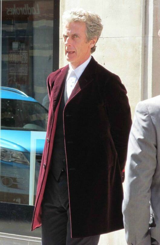 Peter Capaldi Doctor Who Maroon Coat