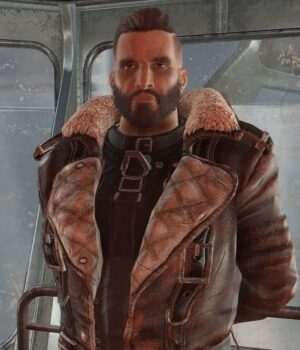 Elder Maxson Fallout 4 Long Real Leather Battle Coat