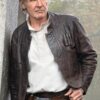 Star Wars Han Solo Brown Leather Jacket
