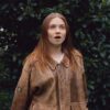 The End Of The Fucking World Jessica Barden Brown Oversized Jacket