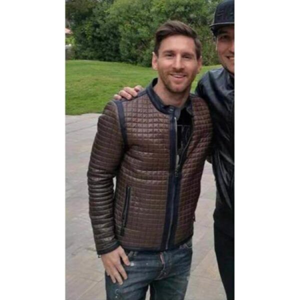 Messi Quilted Leather Jacket