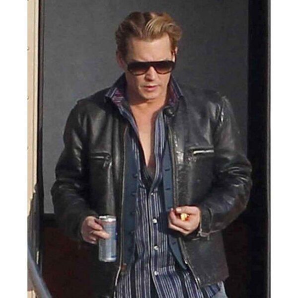 Johnny Depp Mortdecai Black Jacket