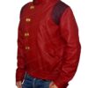 Red Akira Kaneda Leather Jacket Left Side