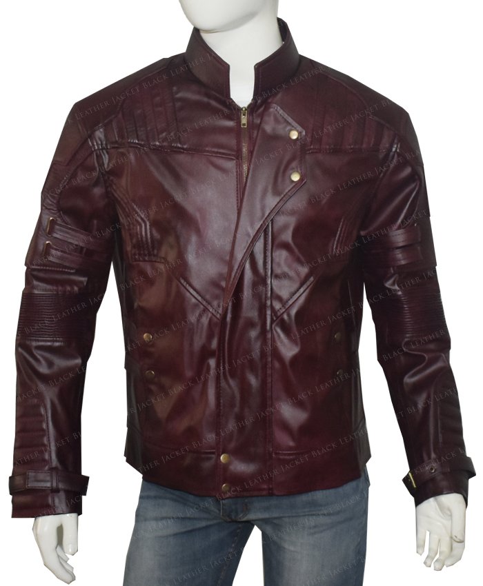 Luca Designs Mens Star Lord Leather Jacket 