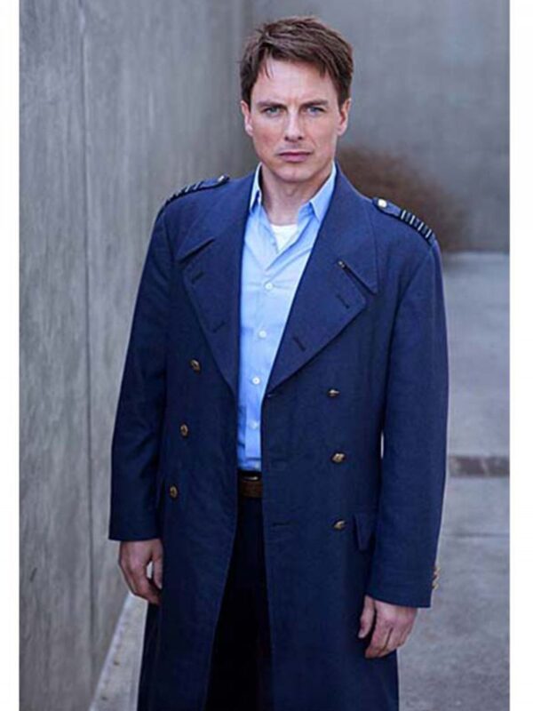 Torchwood Captain Jack Harkness Blue Double Breasted Coat