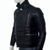 Trevor Calcote Cold Pursuit Leather Jacket Right