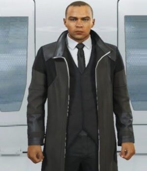 Markus Detroit Become Human Trench Leather Coat