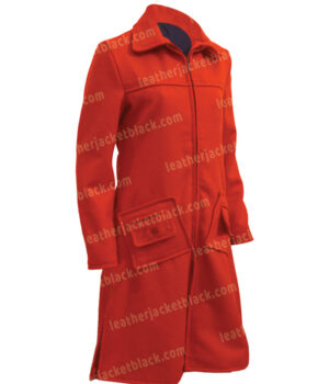 Modern Love Lexi Orange Coat Right Side