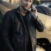 The Blacklist Ryan Eggold Leather Black jacket