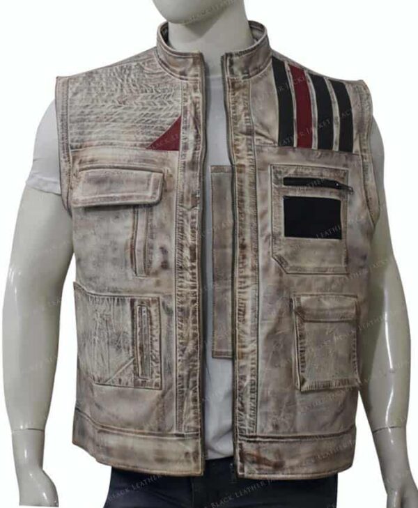Star Wars The Rise of Skywalker Finn Vest Unzipped