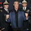 Sylvester Stallone Rambo Premiere Black Leather Jacket