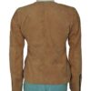 Dead to Me Linda CardelliniBrown Suede Leather Jacket