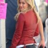 Younger Hilary Duff Red Jacket