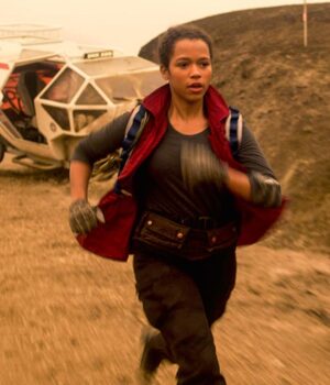 Taylor Russell Lost In Space S02 Red Vest