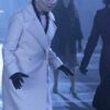 Ginnifer Goodwin White Leather Trench Coat
