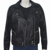 Michaela Stone Manifest Leather Jacket Unzipped