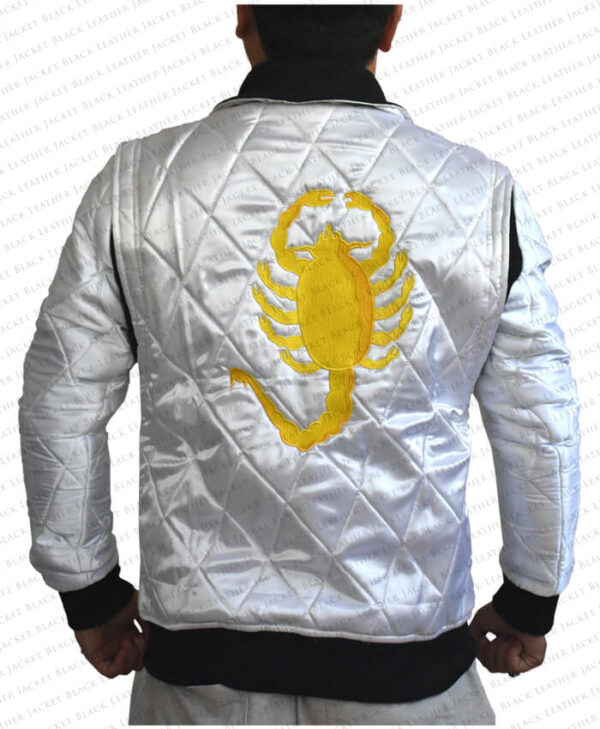 Ryan Gosling Satin Scorpion Drive Jacket