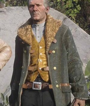 Red Dead Redemption 2 Hosea Matthews Leather Coat