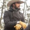 Yellowstone TV Series Ryan Bingham Grey Pea Coat
