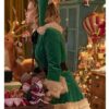 Last Christmas Emilia Clarke Green Fur Jacket