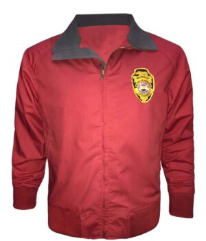 David Hasselhoff Cotton Red Jacket