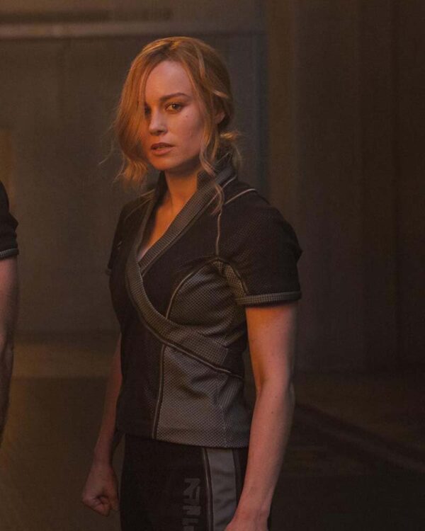 Brie Larson Carol Danvers Grey Jacket