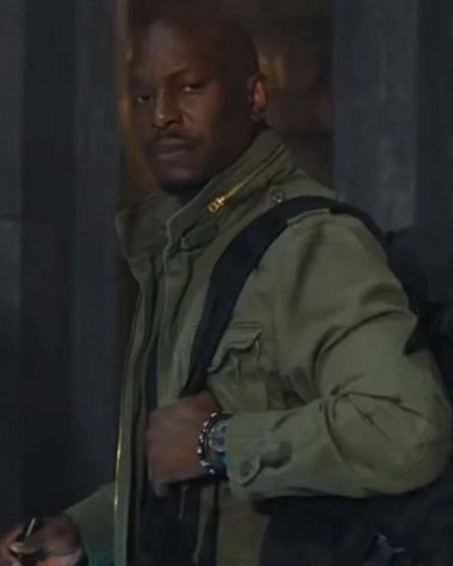 Tyrese Gibson Green Military Jacket